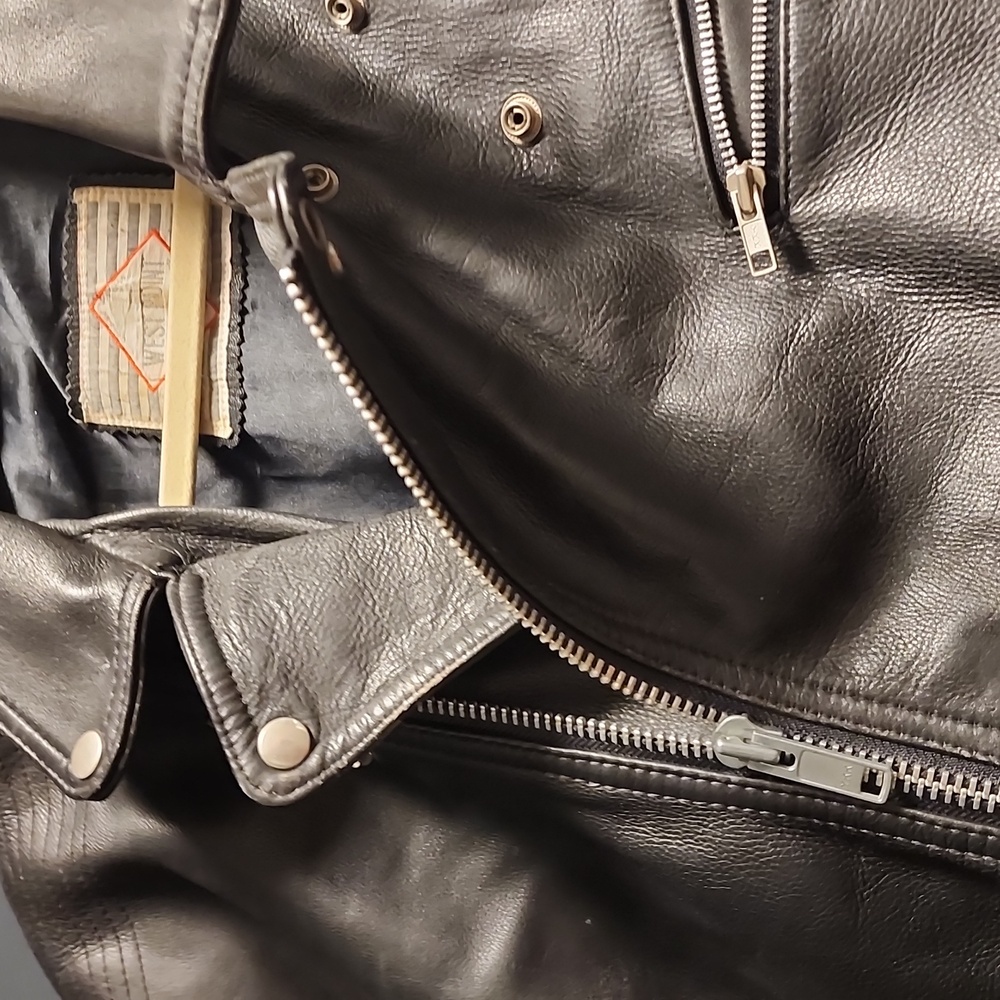 Westpoint Genuine Leather styled by Difi Germany vintage motorcycle jacket - Picture 8 of 17